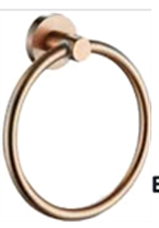 טבעת למגבת רוז גולד מט
