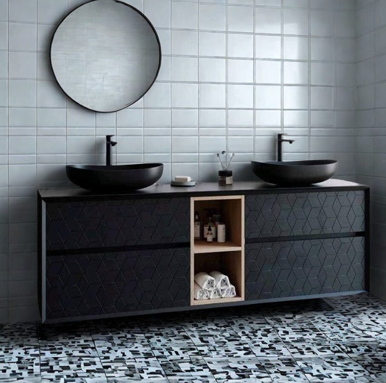 ארון אמבט תלוי דגם רוי גודל 120