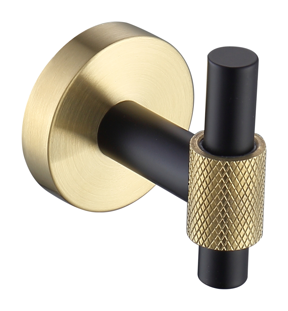 מתלה בודד משולב זהב מט ושחור מט דגם שוהם